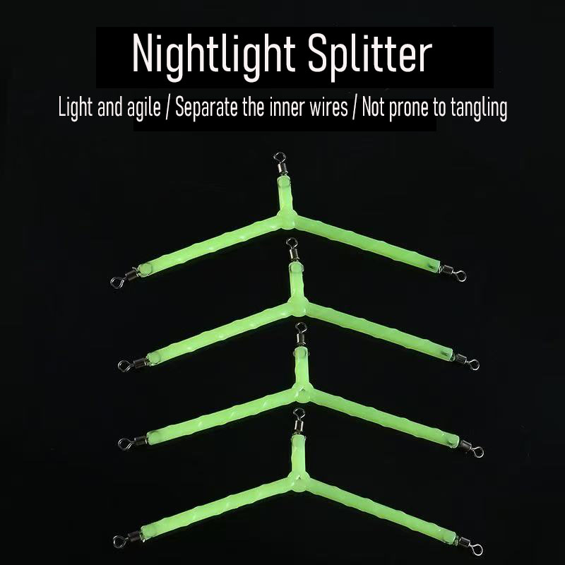 Fishing Hook Stainless Steel - Luminous Stainless Steel Splitter, Line Divider,