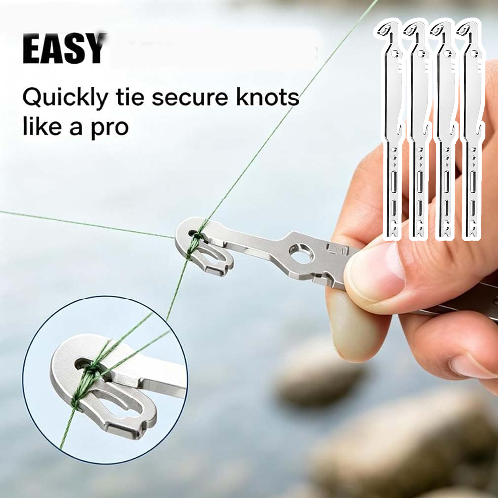 Fishing Hook Remover - Hook Remover Knot Tyer,6 In 1
