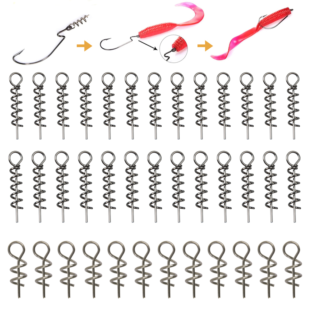 Fishing Hook Stainless Steel - 30pcs Stainless Steel Spring Lock Pin