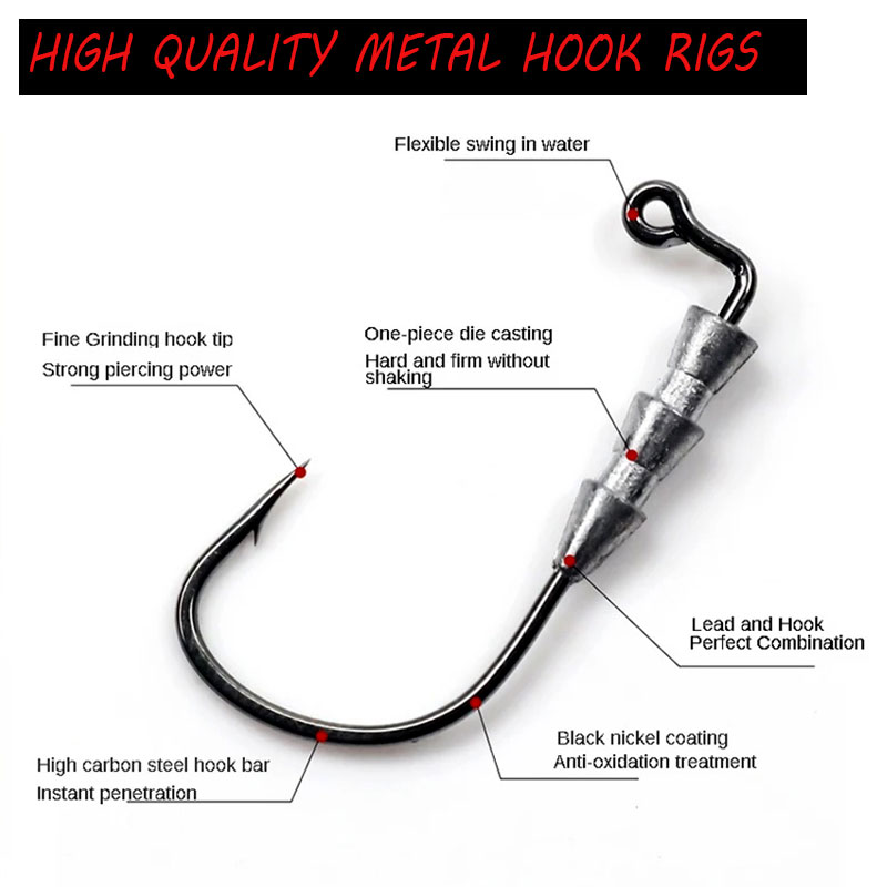 WODJYJ 10pieces 0.6g 1g fishin - đánh giá và giá Fishing Hook Barbless