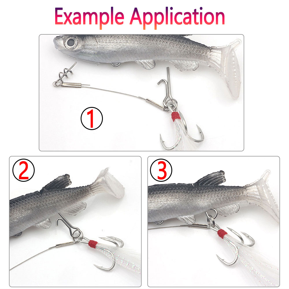50/100pcs Fishing Bait Stinger - đánh giá và giá Fishing Hook Stainless Steel