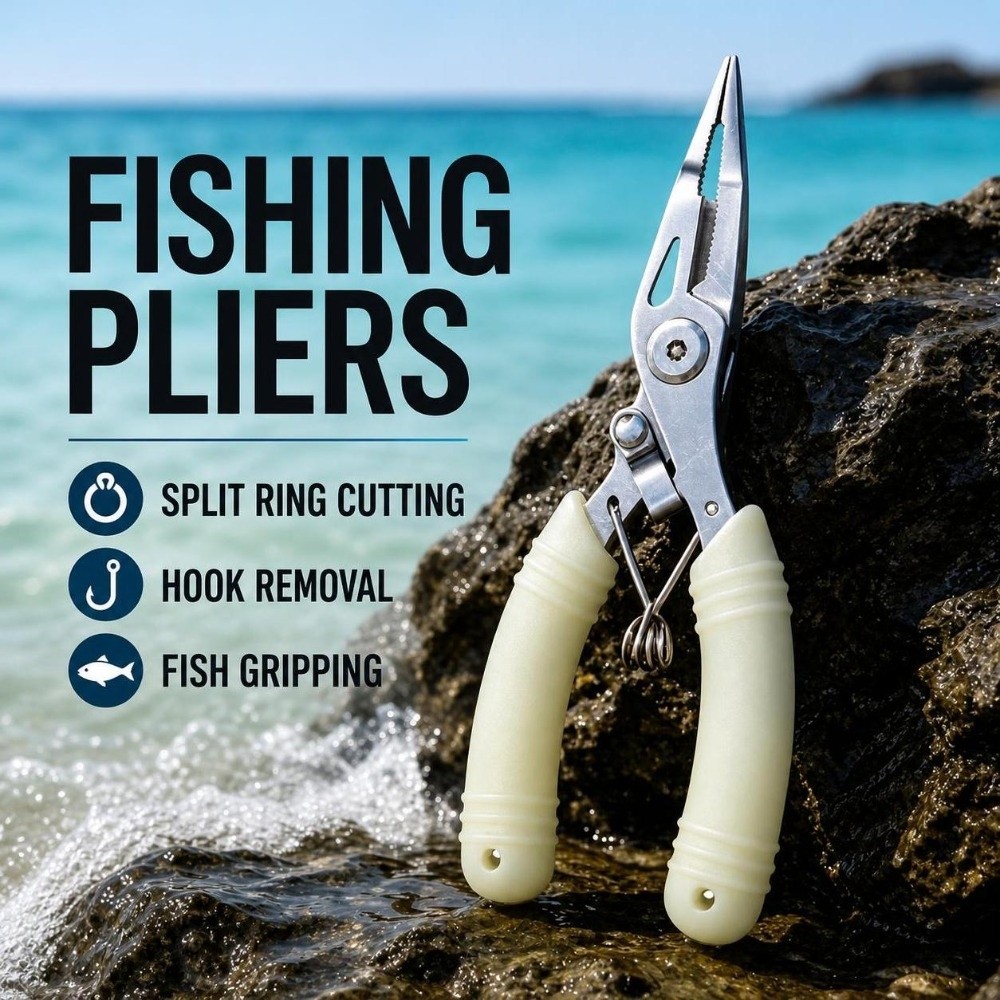 Stainless Steel Fishing Pliers - đánh giá và giá Fishing Hook Remover
