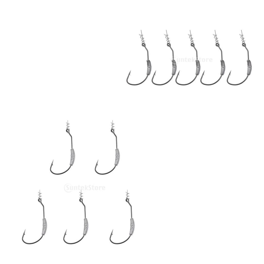 Weighted Twistlock Hook High C - đánh giá và giá Fishing Hook Weedless