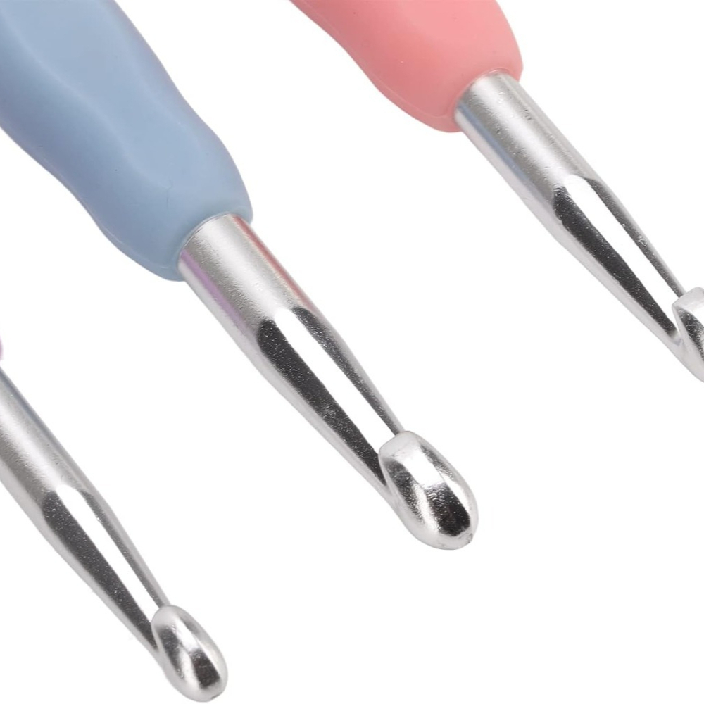 Ergonomic Crochet Hooks Set La - đánh giá và giá Fishing Hook Size