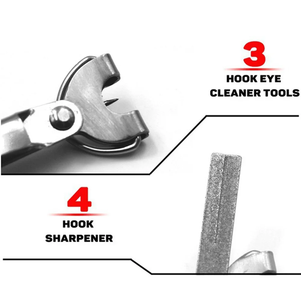 FLYSAND 4-in-1 Quick Tie Nail  - đánh giá và giá Fishing Hook Sharpener