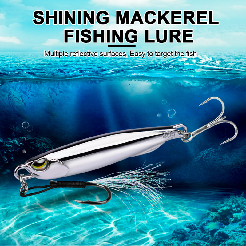 Lure Iron Plate10-80GMetal sin - đánh giá và giá Fishing Hook Treble