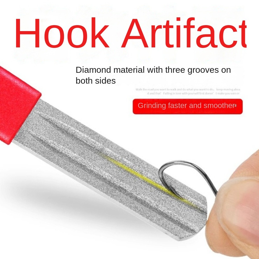 2Pcs Double-Sided Fishing Hook - đánh giá và giá Fishing Hook Sharpener