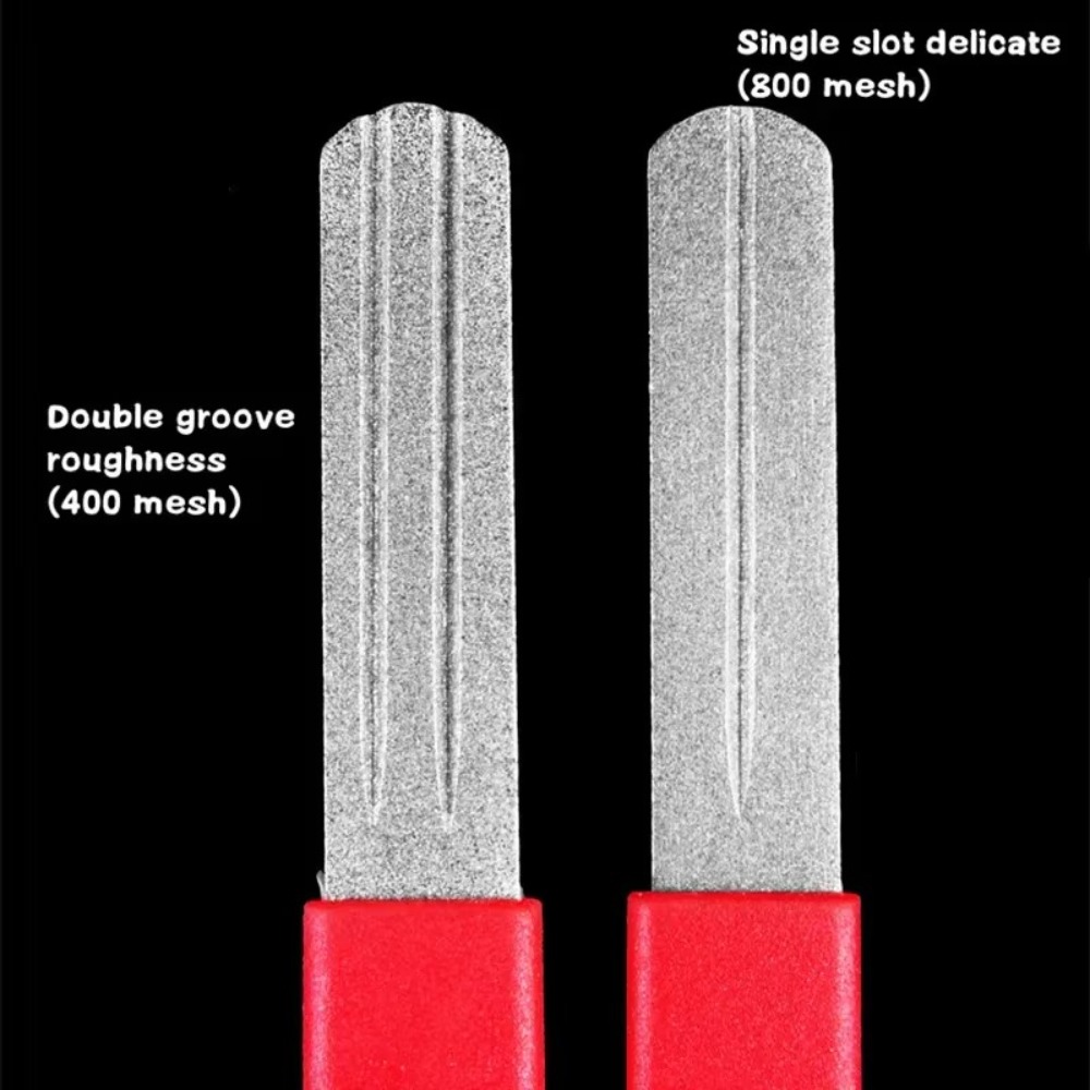 2Pcs Double-Sided Fishing Hook - đánh giá và giá Fishing Hook Sharpener