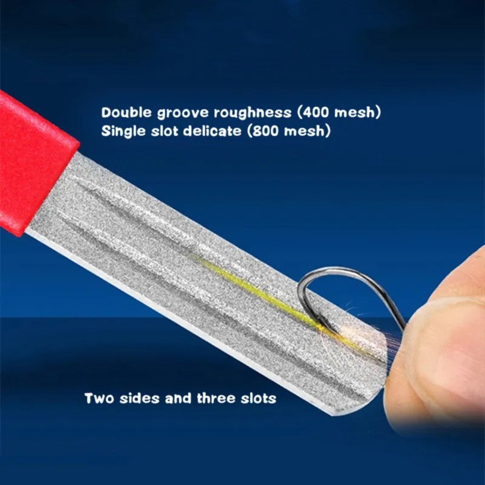 2Pcs Double-Sided Fishing Hook - đánh giá và giá Fishing Hook Sharpener